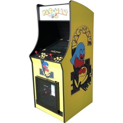 Pac-Man 22" Arcade Kast met koelkast!
